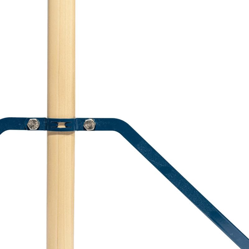 4 Pack Bundle- 24" Soft Sweep Indoor Push Broom with 60" Handle. Ideal for Epoxy & Polished Floors. Durable American Made Steel Brackets-Stainless Steel Hardware. No Plastic. 100% Made in The USA