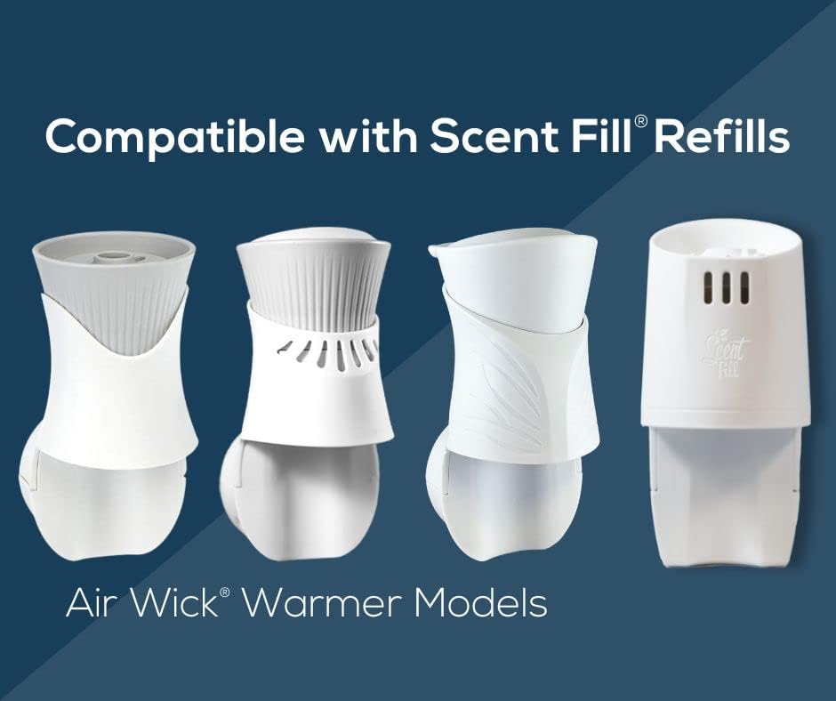 Scent Fill Oakmoss Plug in Air Freshener, 4 Scented Oil Refills