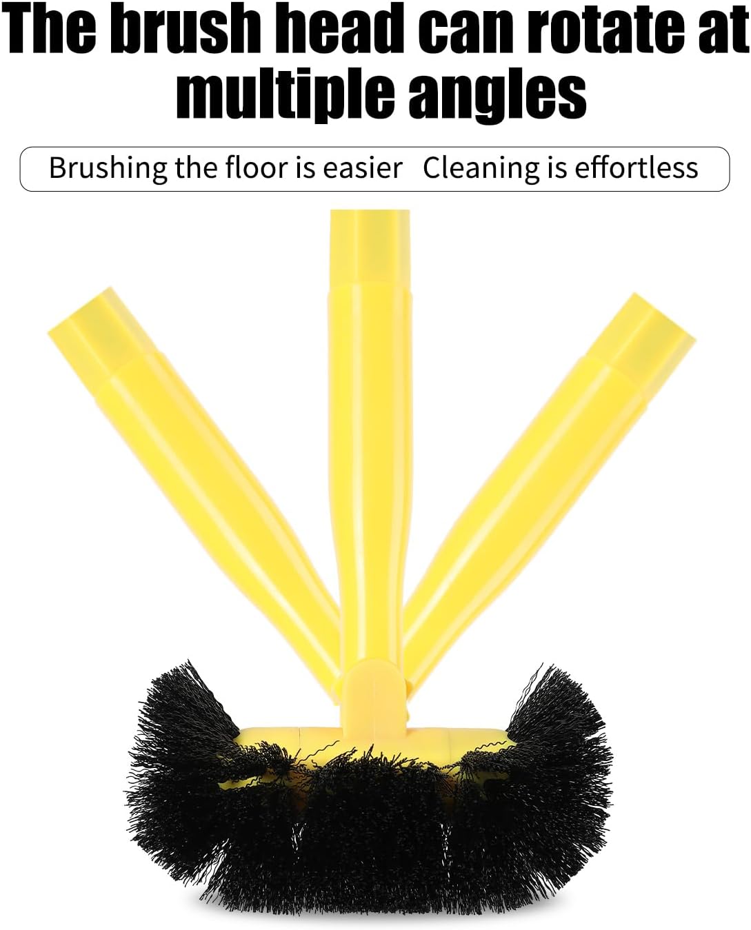 Grout Cleaning Brush with Long Handle - Hard Bristle Hand Held Grout Cleaner Brush for Tile Grout, Shower Cupboard Corner Cleaning