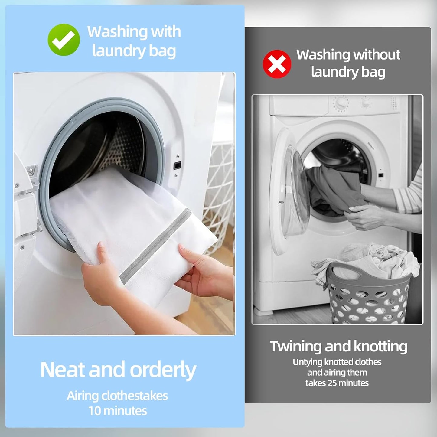 Mesh Laundry Bags, Mesh Wash Bags, Durable Mesh Structure with Strong Zipper, Suitable for Underwear, Delicate Clothes, Pants, Shoes, Socks Washing (Small Fine Mesh, XS 10 * 12in*4pcs)