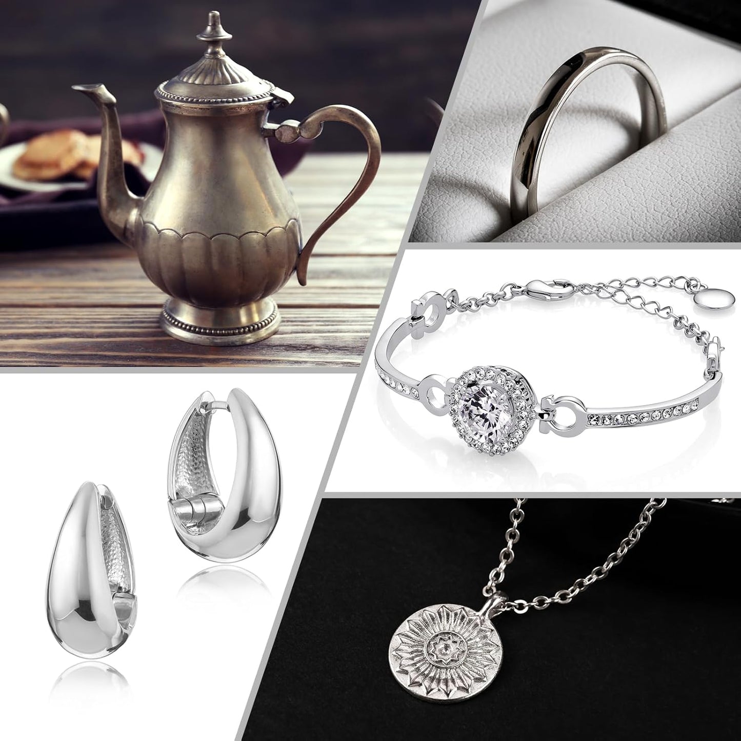 MECCANIXITY Jewelry Polishing Cloth 11.8x11.8 Inch Silver Polish Cleaning Cloths Jewelry Cleaner for Rings, Necklaces, Diamond, Bracelets, Pack of 2 (Lime Green)