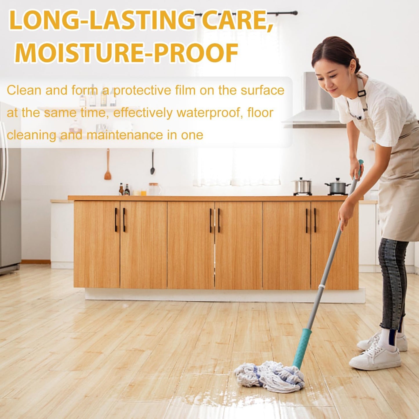 2PCS Natural Beeswax Care Spray & Restorer, The Original Beeswax Spray, Wood Seasoning Beewax For Furniture Floor, for Furniture, Floor, Tables, Cabinets