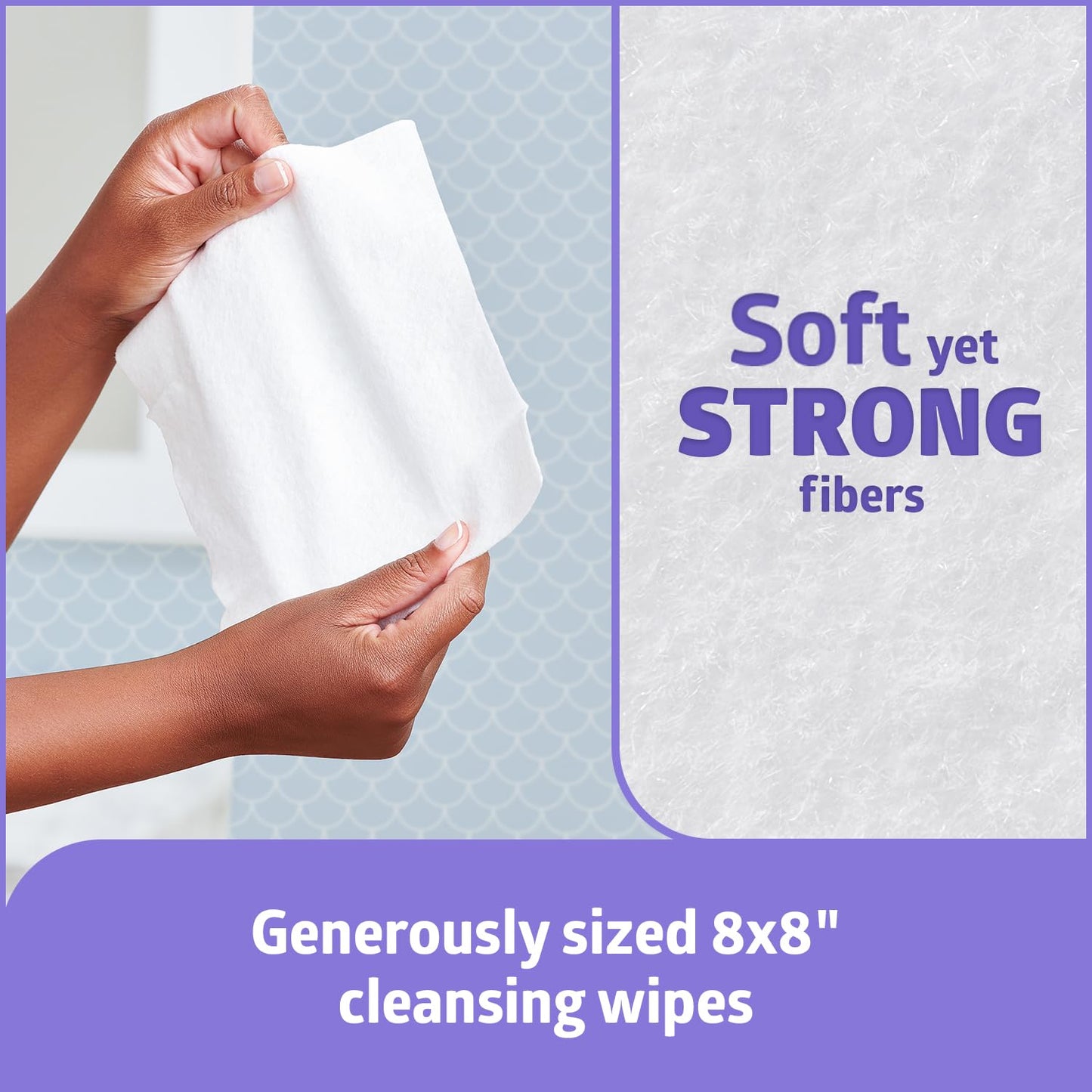 Medline Readybath Body Wipes, Shower and Bath for Adults, No Rinse Disposable Washcloths, Extra Thick, Hypoallergenic, Alcohol-Free, Aloe-Infused, Unscented, 240 Count (30 Packs), 8x8 Inch