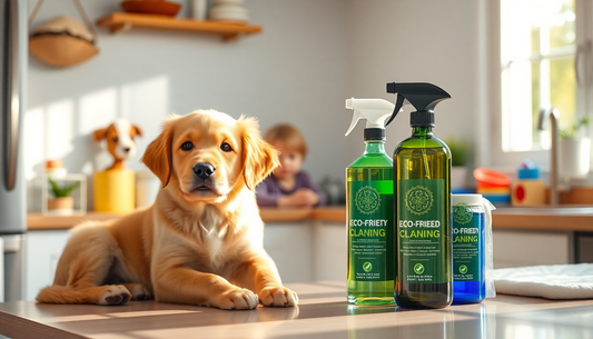 Beyond Bleach: Safe & Effective Cleaning Solutions for Homes with Pets and Kids