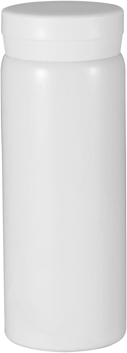 Mini Thermos Cute Water Bottle - 7 oz Tiny Insulated Vacuum 18/10 Stainless Steel Small Flask - Leak Proof & Spill Proof & Keeps Cold and Hot for Drink, Coffee, Tea - White