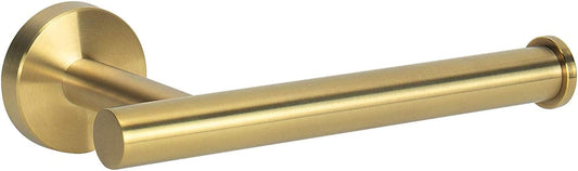 NearMoon Bathroom Toilet Paper Holder, Premium SUS304 Stainless Steel Rustproof Wall Mounted Toilet Roll Holder for Bathroom, Kitchen, Washroom (1 Pack, Brushed Gold)