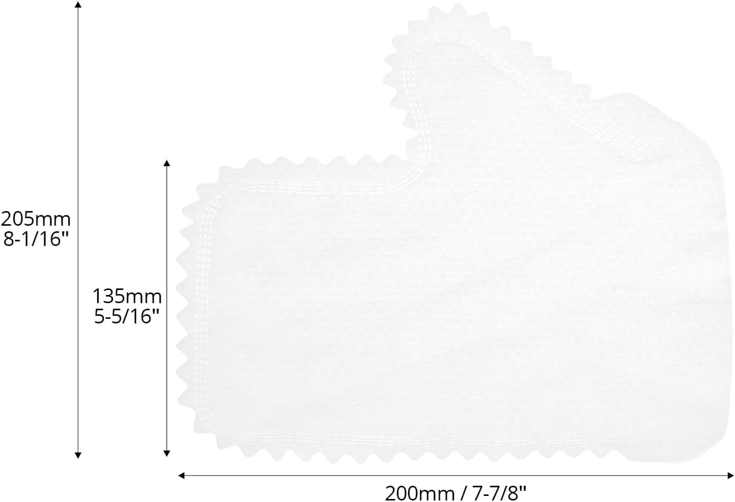 QWORK White Microfiber Dusting Gloves, 60 Pieces Dusting Mitt, Wipes Feather Dusters, Dual-Sided Disposable