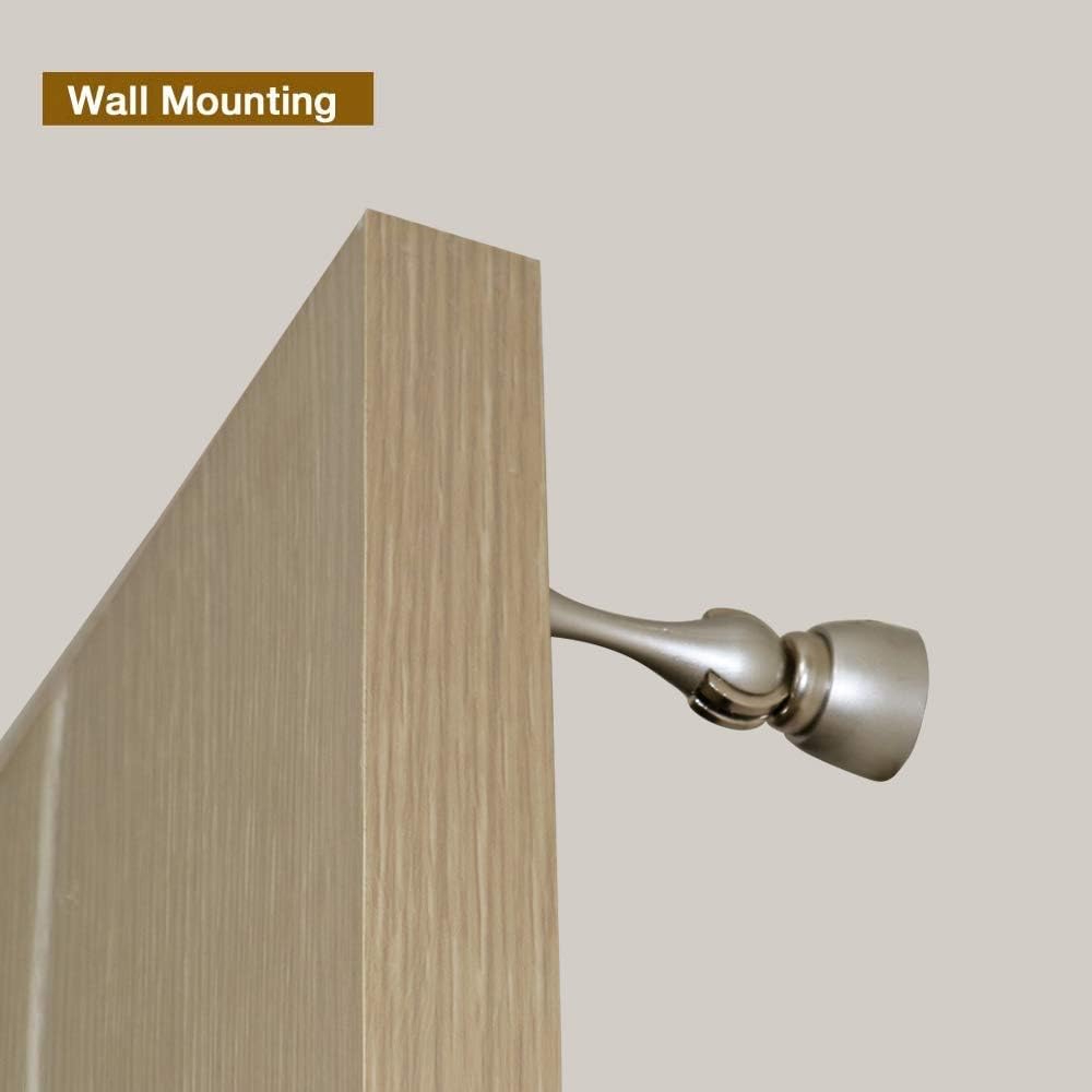 Magnetic Door Stop, Stainless Steel, Magnetic Door Catch, Door Holder, Door Stops, Wall Mounted, Floor Mounted, Door Banging Prevention (Small x 30pack, Satin Nickel)