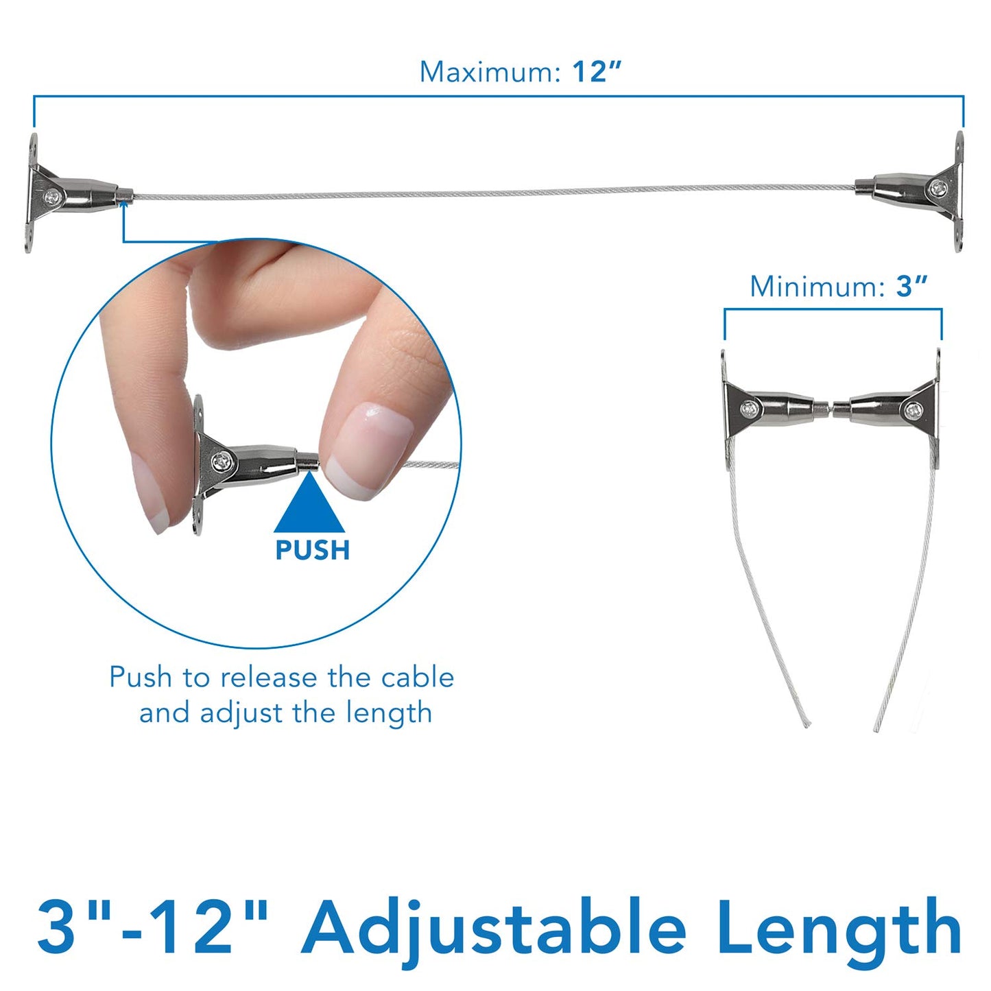 Mount-It! Furniture Anti-Tip Anchor - Steel Child Safety Straps | Secure Wall Anchors for Bookshelf, Dresser, Cabinet, Earthquake Protection for Babies and Pets, 2 Pack, Hardware Included