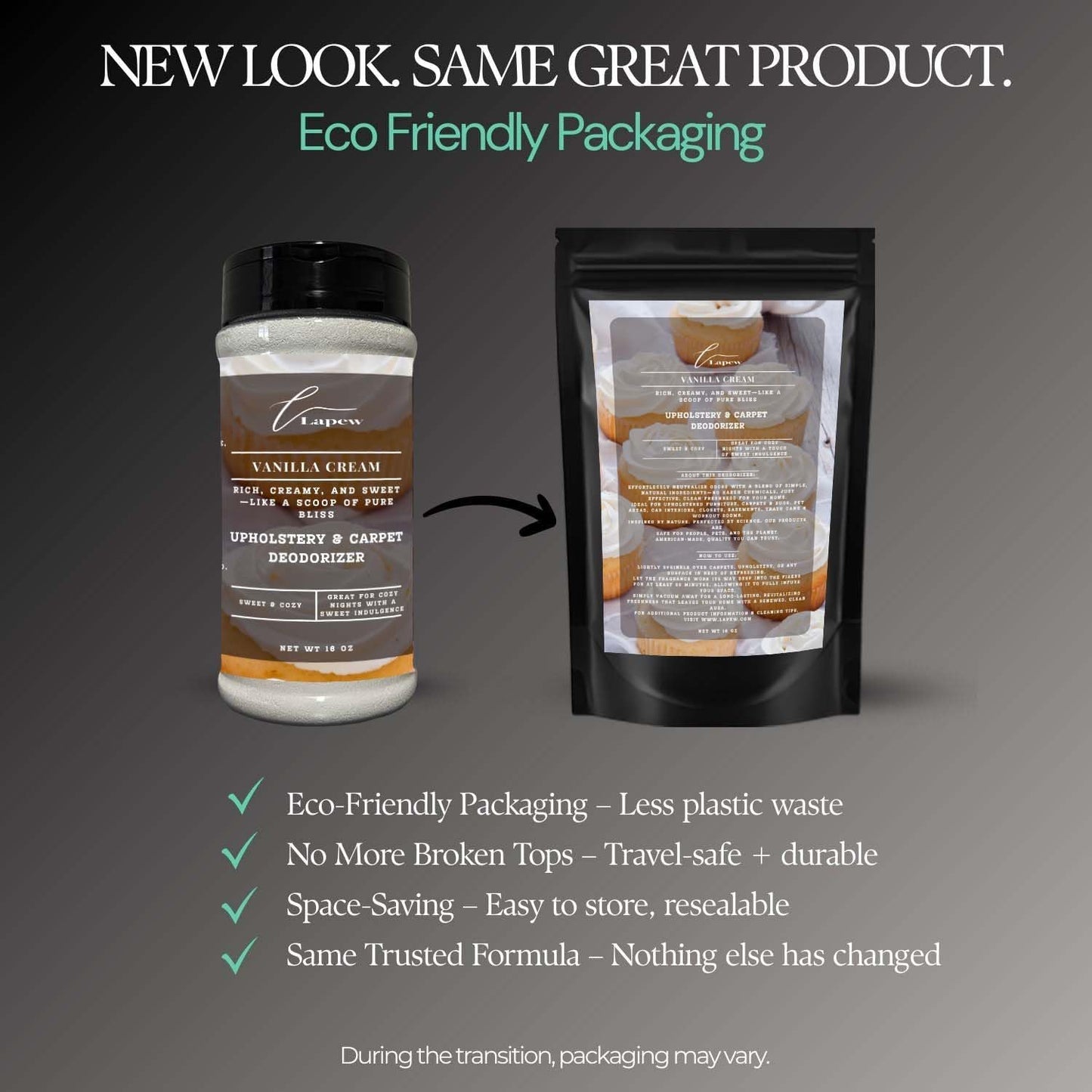 Vanilla Cream Carpet Deodorizer Powder for vacuuming | Powerful Odor Eliminator for Home | Upholstery refresher | Scented Deodorant | pet friendly