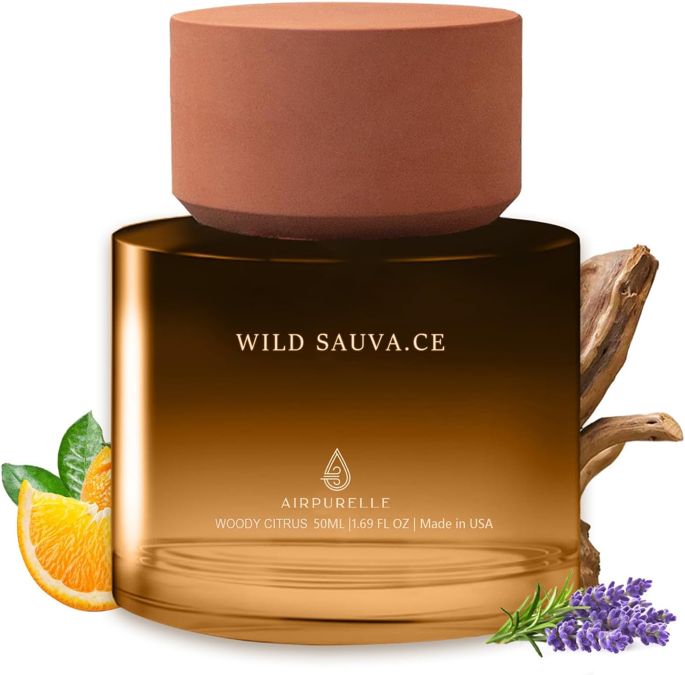 Car Air Freshener Cup 50ml Car Air Fresheners Woody Citrus Diffuser - SA30 Fragrance Oil Air Diffuser for Car, 180+ days Long Lasting Fragrance, 1.7 FL OZ/50ML Made in USA Car Air Fresheners