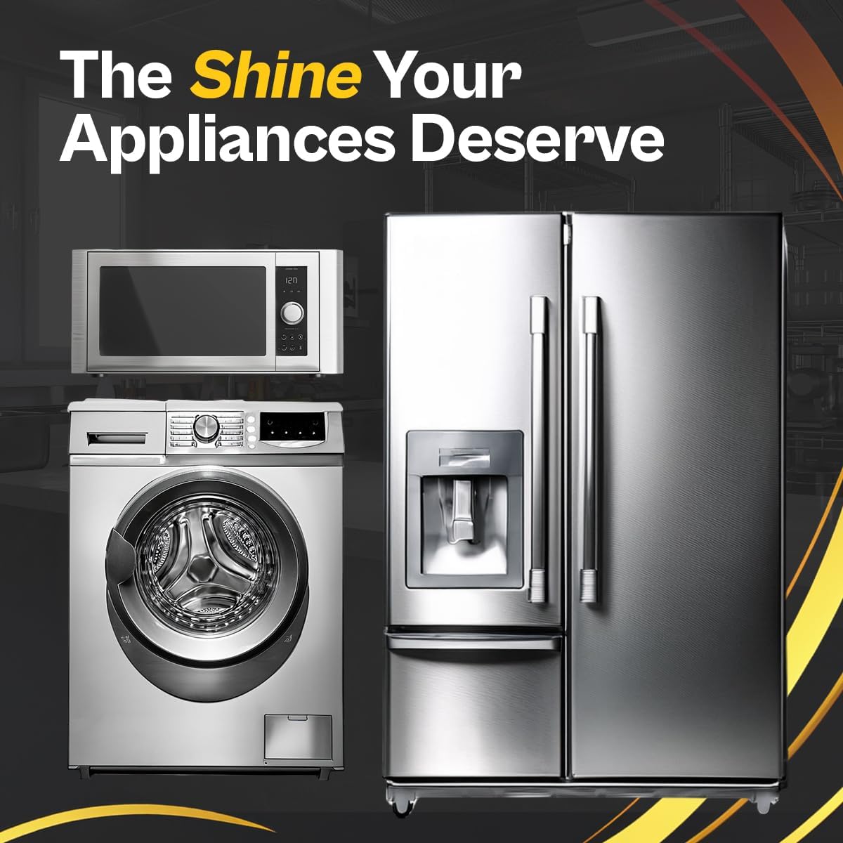 Flitz Stainless Steel & Chrome Clean - 16oz Bottle, USA-Made Stainless Steel Cleaner Spray for Appliances - Grill, Fridge, Sink Stain Remover - Also Works on Aluminum Surfaces (12 Pack)