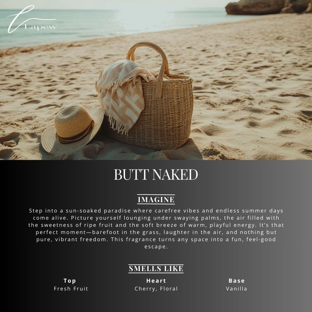 Butt Naked Carpet Freshener Powder: Powerful Odor Eliminator for Home, Upholstery Deodorizer, Carpet Deodorizer, Pet Urine, Cat Litter Box - Butt Naked Fragrance.