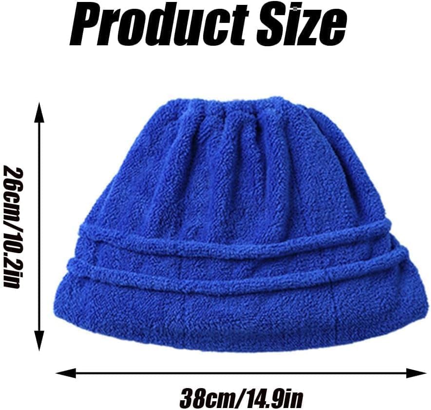 Icexeco Lazy Broom Cover Cloth, Multifunctional Lazy Brooms Cover, Washable Reusable Microfiber Broom Sweeping Refill, Wet & Dry Dual Use, Washable Mop Covers (4PCS-Brown)