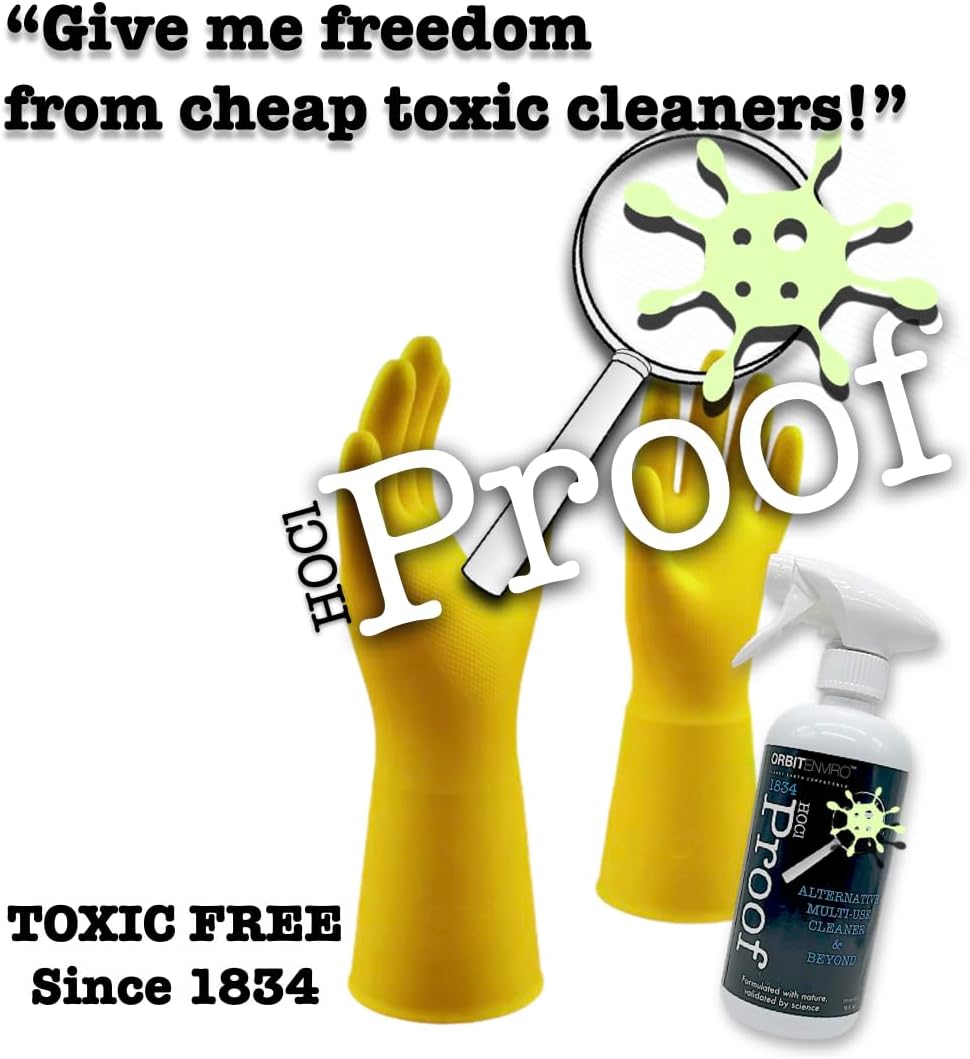 Hypochlorous Acid Cleaner | HOCl 500 PPM | Multi-Surface Cleaner for Home, Gym, Office, Pets & Commercial Use | 1 Gallon / 128 fl oz