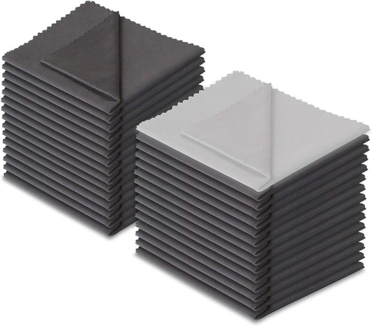 (30 Pack) Microfiber Cleaning Cloths, Glasses Cloth, Lens Cleaning Cloth, Eyeglass Cloth, Glasses Wipes,Eyeglass Wipes,iPad iPhone Lens Wipes