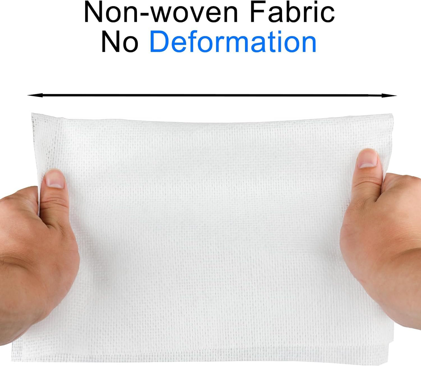 100 Count Disposable Cleaning Towels and Dish Cloths,Super Absorbent Dishcloths,Multi-Surface Cleaning Wipes for Kitchen Dishes, Windows, Bathroom (White)