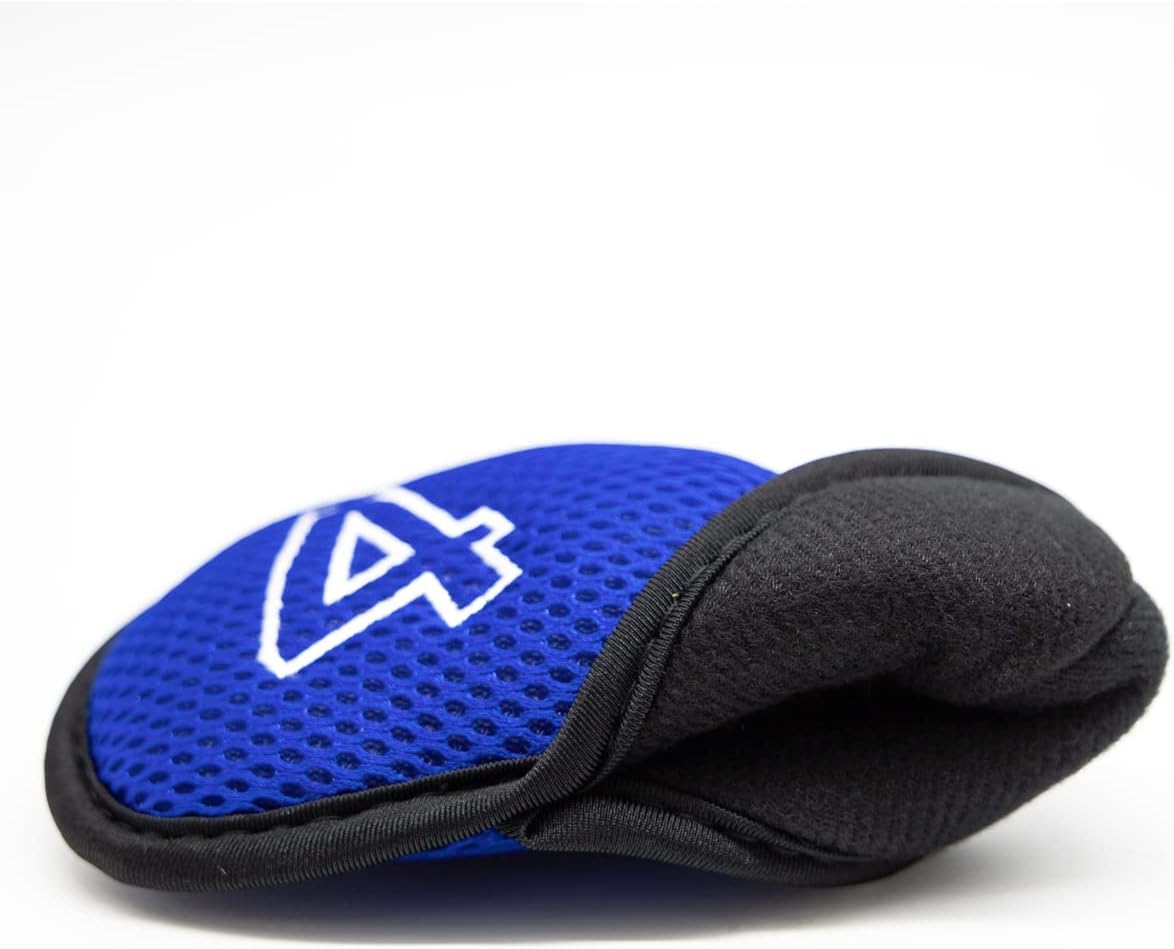 Montela Golf Iron Covers,Golf Iron Head Covers Mesh Golf Iron Covers Set 10pcs Golf Iron Headcovers,Golf Club Head Covers for Iron with Magic Tape Fit Most Brand 4-9 APSX