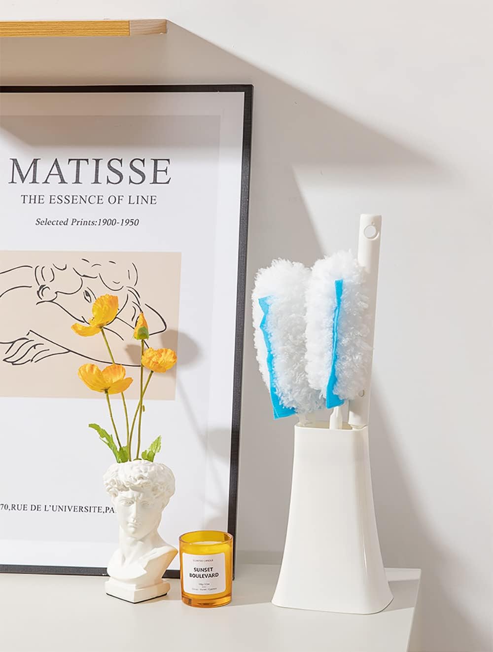 360 Degree Duster Refills White and Blue Replacement Heads 20 Counts