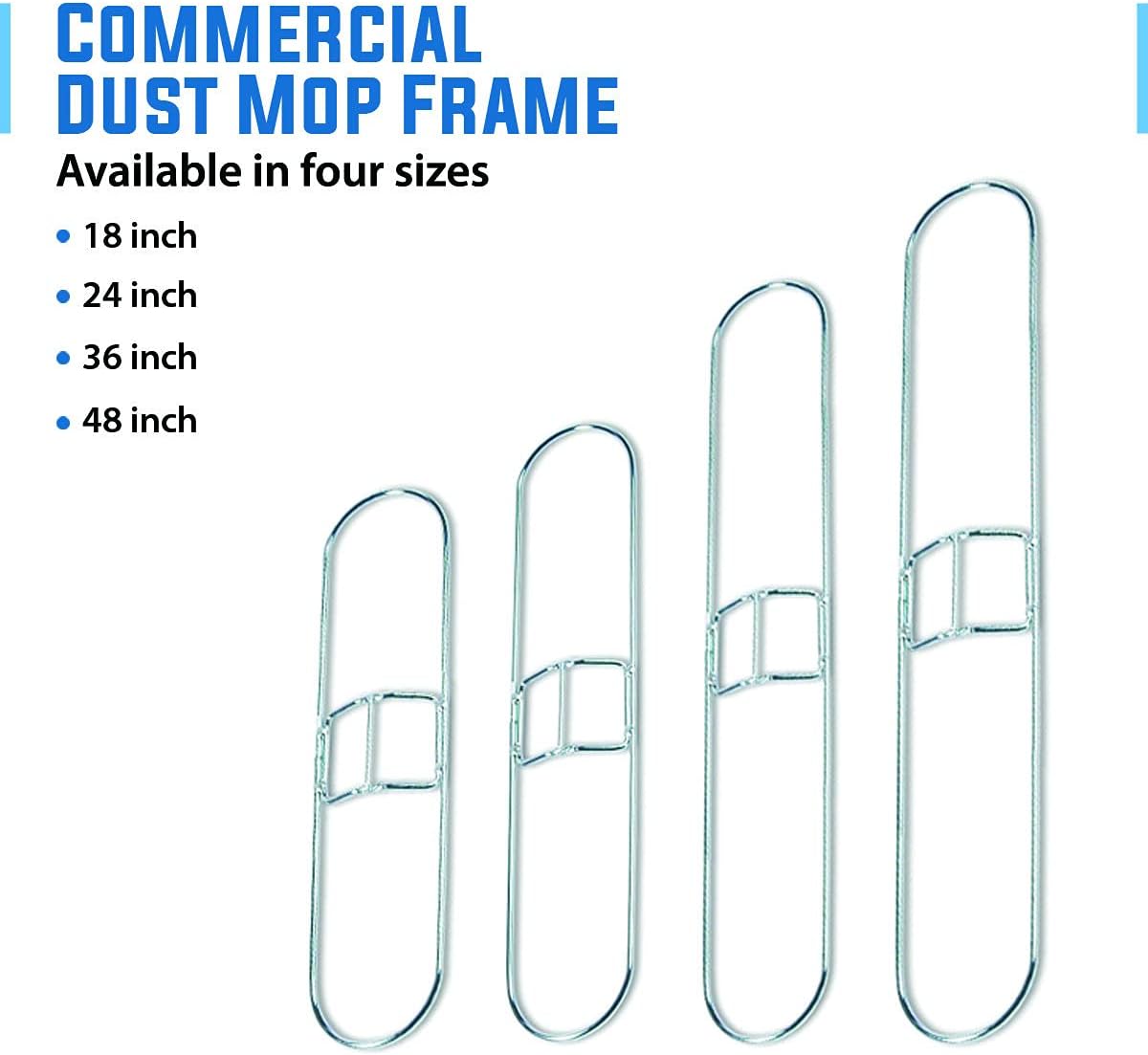 Kleen Handler 18 Inch Commercial Dust Mop Frame (12 Pack)