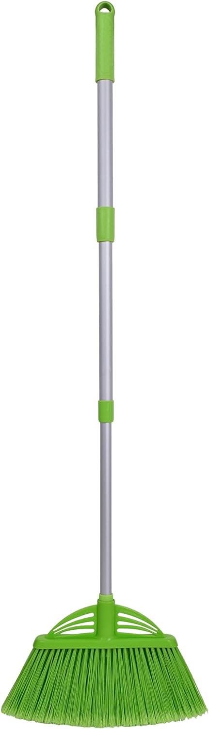 Three-Section Telescopic Aluminum Alloy Rod Long-Handled Broom