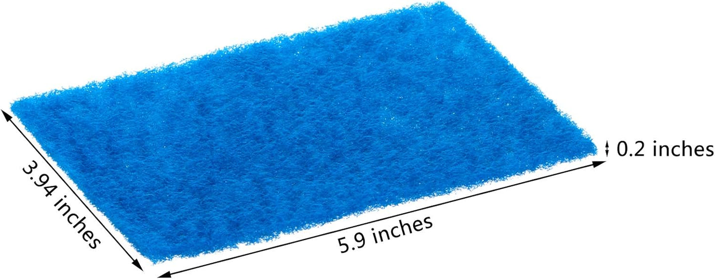 Jetec Scrub Pads Scouring Pads Sponge Dish Scrubber Scouring Cleaning Non Scratch for Kitchen Dishes Cleaning(Blue,40 Pieces)