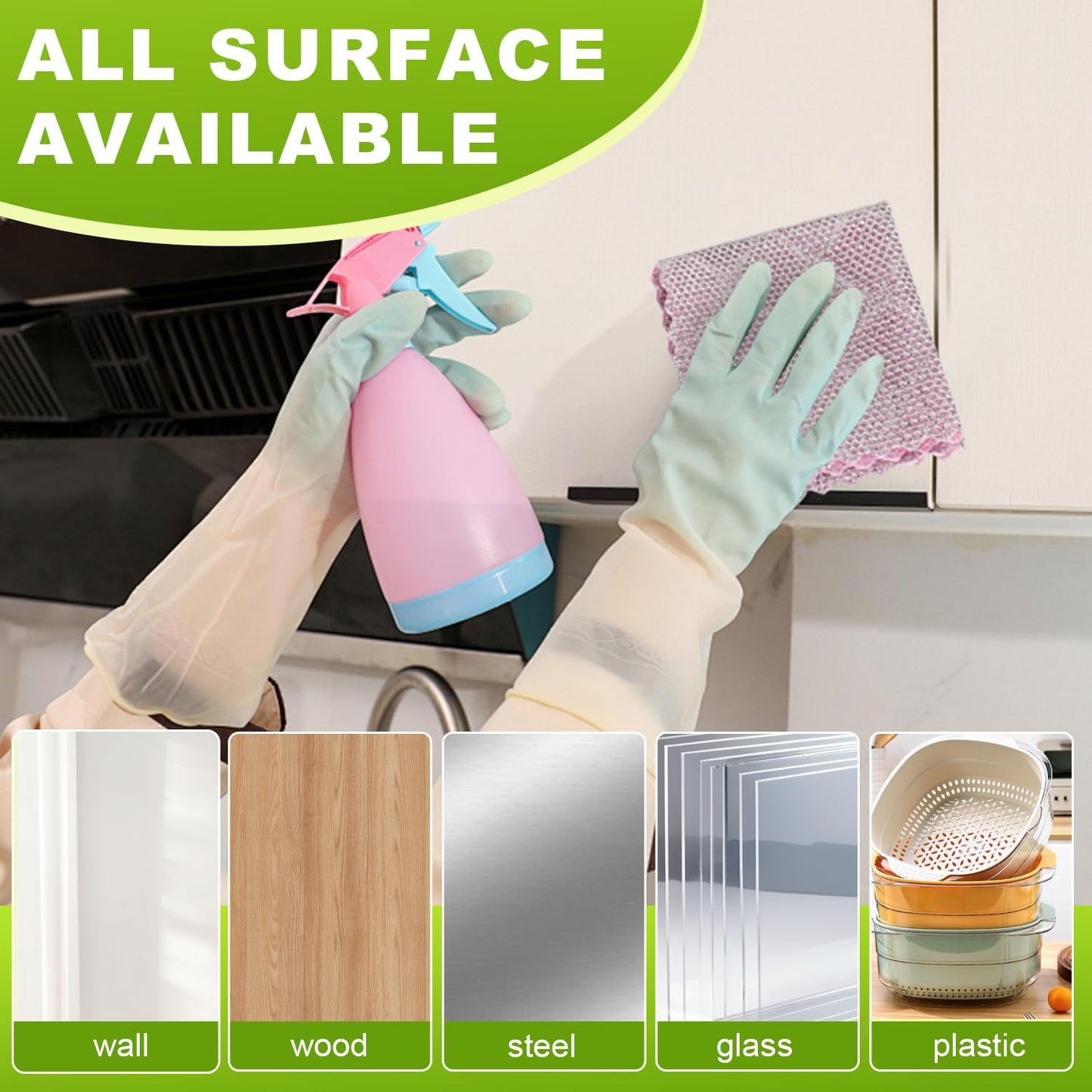 12 Pcs Multipurpose Wire Dishwashing Rag, Upgraded Double-Layer Non-Scratch Wire Dish Cleaning Cloths, Reusable Steel Scrubberfor Kitchen, Cookware, Sinks, Stove Tops, 10"x10"