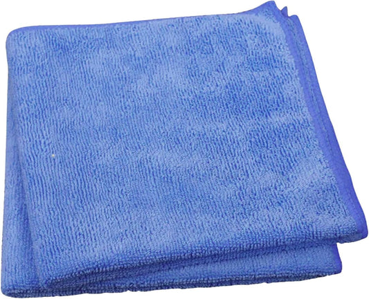 Single Microfiber Cleaning Cloth 40x40 cm - Ultra Absorbent Microfiber Cloth for Home, Kitchen Car Bathroom Rags Polish Cleaning 250 GSM (Dark Blue)