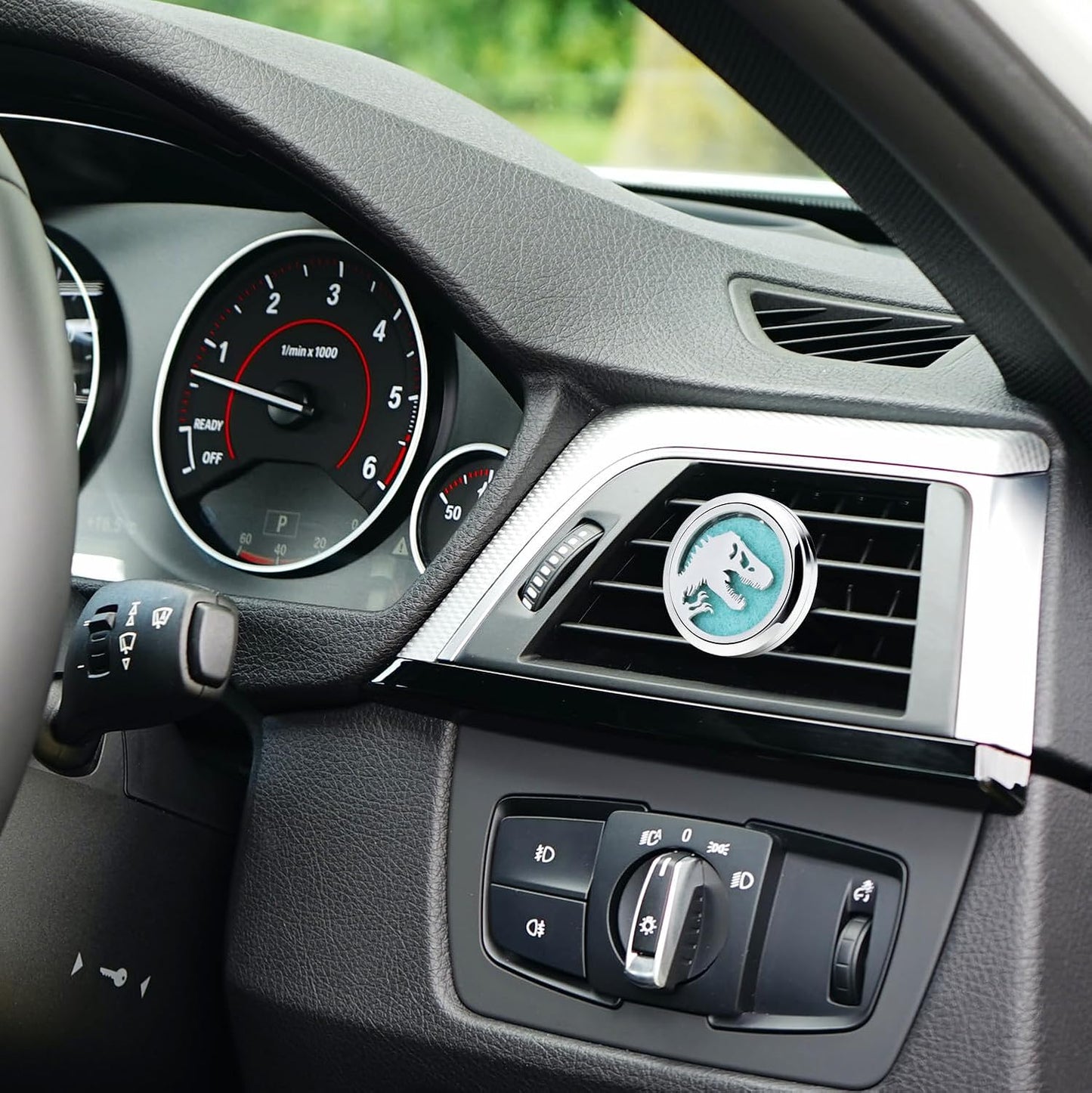 AZNECK Car Essential Oil Diffuser Vent Clip Car Diffuser Vent Clips Skull Dinosaur Air Freshener 10 Felt Pads Car Accessories for Women Gifts