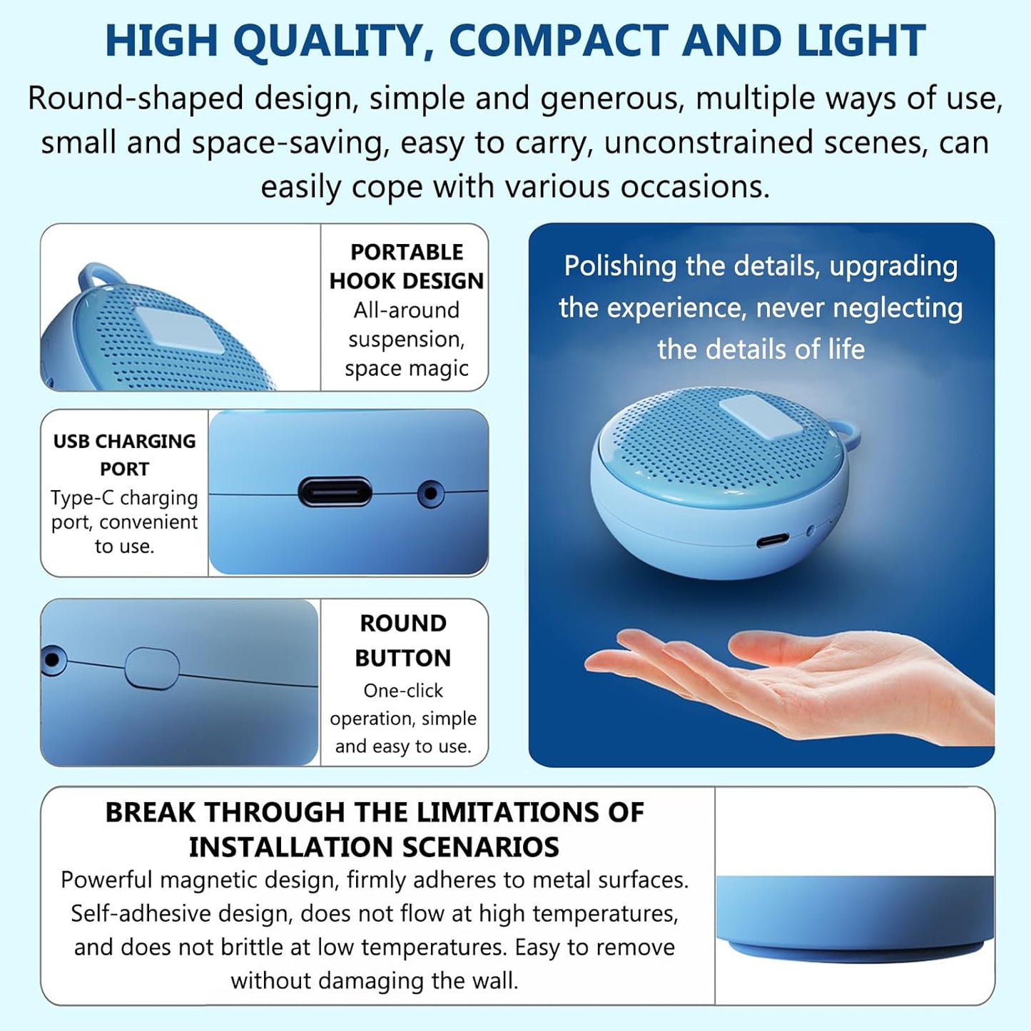 Refrigerator Deodorizer, Fridge Odor Absorber, Mini USB Rechargeable Ozone Odor Eliminator, Reusable for Fridge, Car, Closet, Wardrobe (Green)