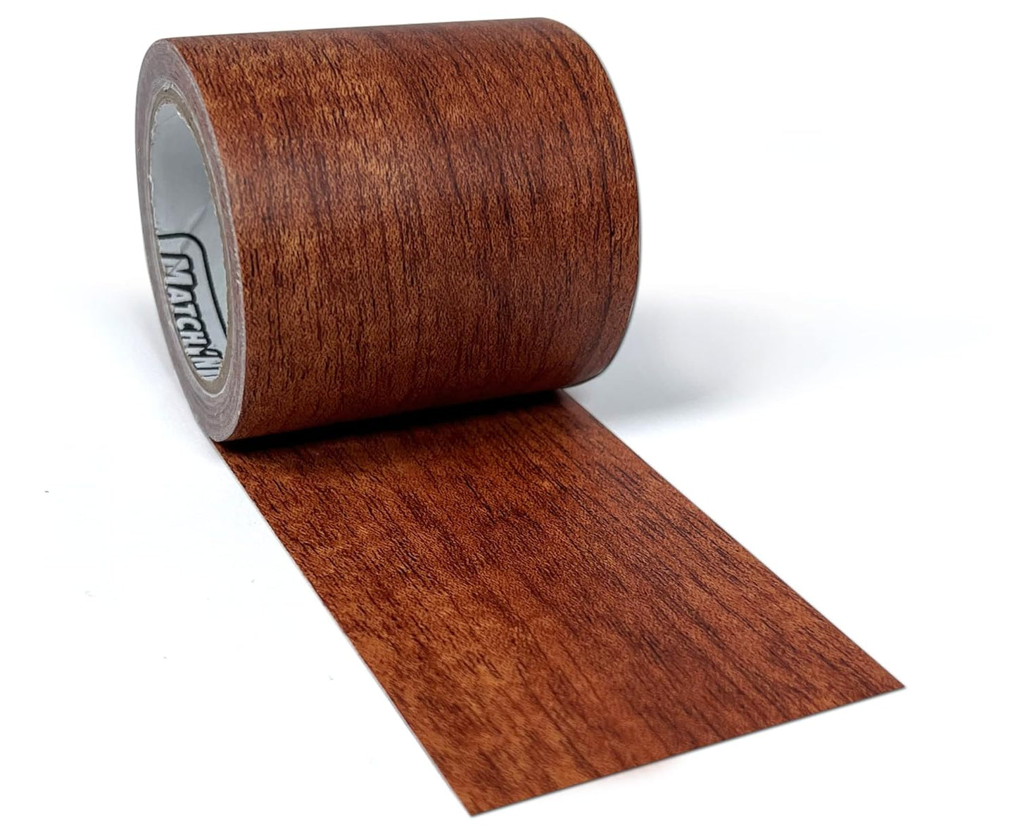 MATCH 'N PATCH Realistic Wood Grain Repair Tape - Durable Multi-Use Adhesive Tape for Furniture, Floors, Cabinets, Windows, Doors, RV, Home Decor & DIY Projects - Mahogany, 2.25 inch x 15 feet