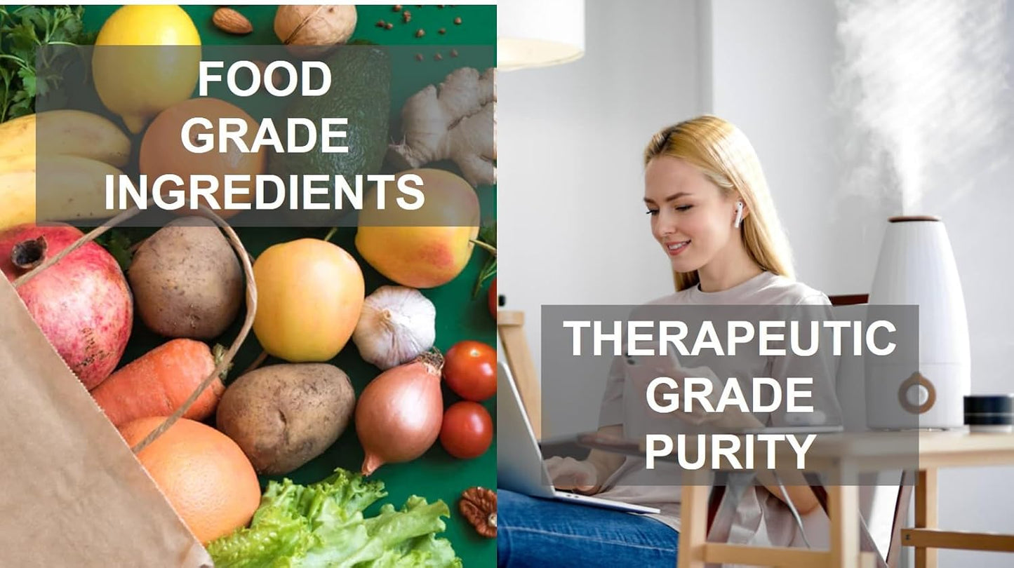 Natural Food Grade Concentrate. 200 day+ Humidifier Treatment Additive*. Prevent Slimy, Crusty and Rusty Buildup. Keep Water Clean and Odor Free