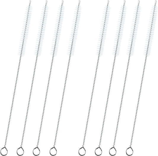 12-inch Extra Long Straw Cleaner Brush, Straw Brush Extra Long with Nylon Bristles, Straw Cleaning Brush Extra Long for Baby Bottles, Glass/Silicone Straws Piper Cleaners.