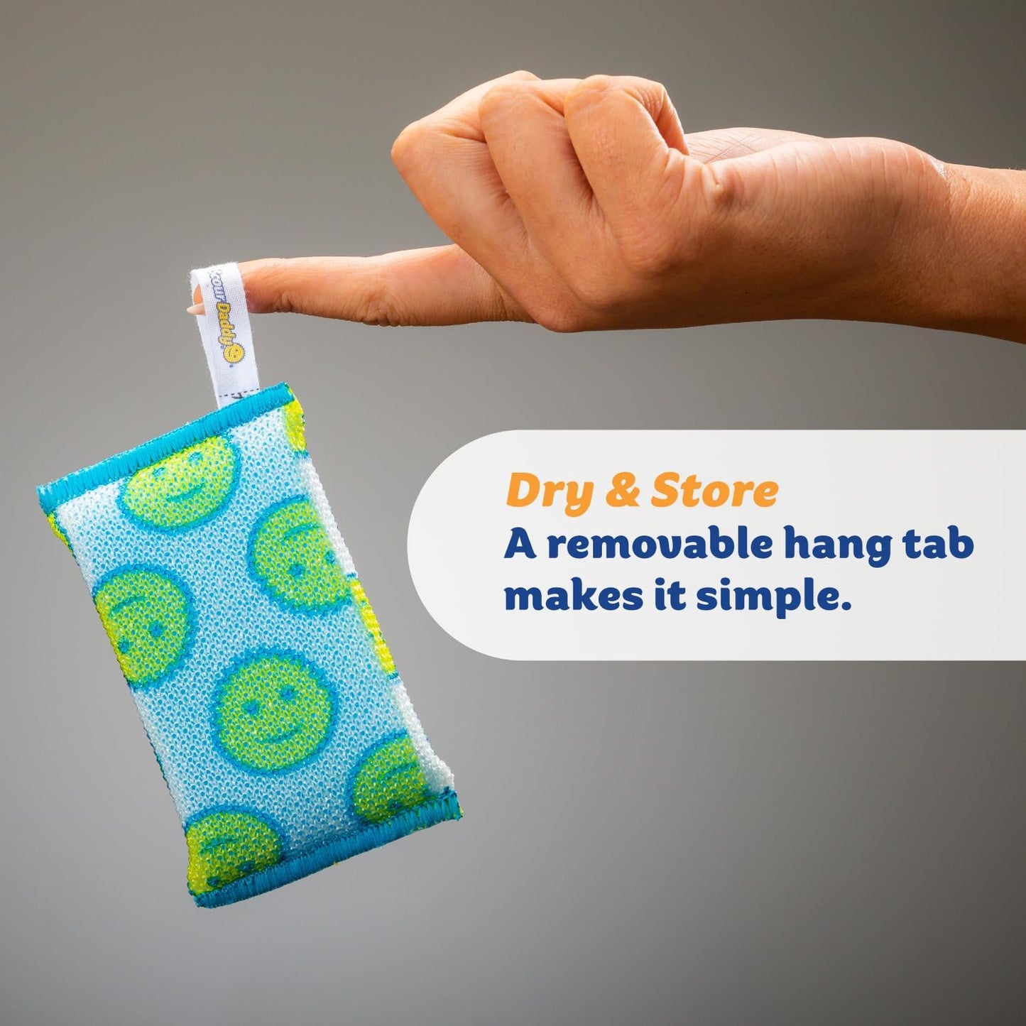 Scrub Daddy Scour Daddy XL - Large Heavy Duty Sponge & Non Scratch Scouring Pad - 18 Pack of Bulk Sponges & Commercial Cleaning Supplies - Durable & Odor Resistant (18 Count)