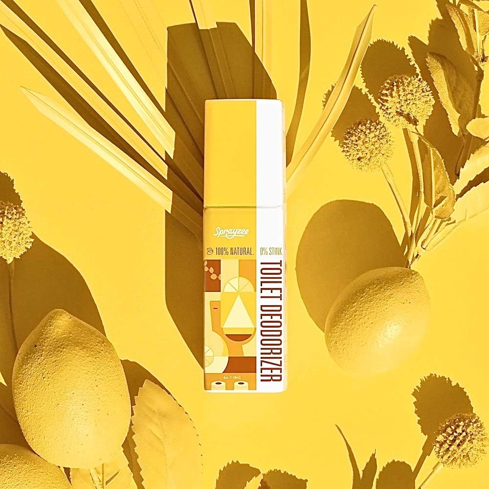 #1 Strongest Natural Toilet Spray for Poop + Bathroom Air Freshener (Citrus Haven) Extra Long Lasting Before You Go Toilet Spray Bathroom Poop Spray & Toilet Deodorizer w/Premium Grade Essential Oils