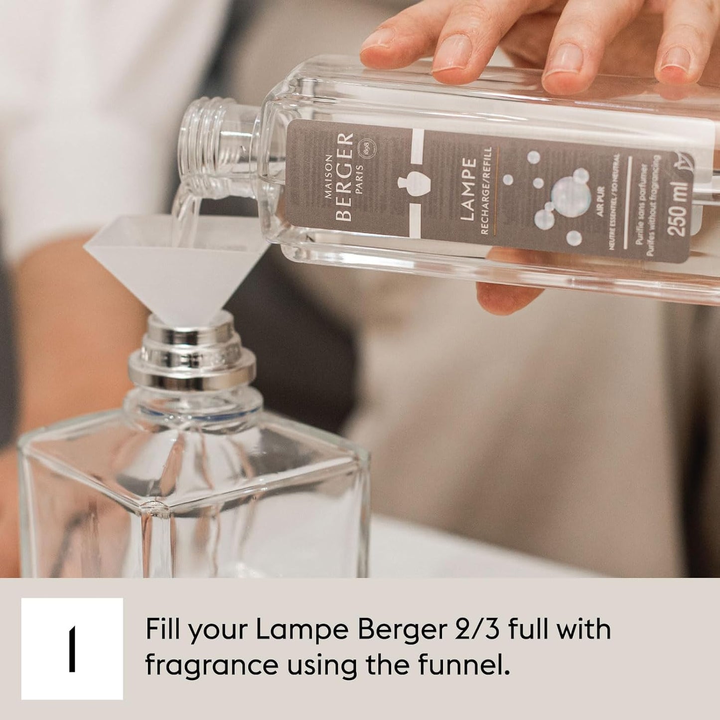 MAISON BERGER - New Fresh Eucalyptus - Lampe Berger Fragrance Refill for Home Fragrance Oil Diffuser - Air Freshener - 33.8 Fluid Ounces - 1 Liter