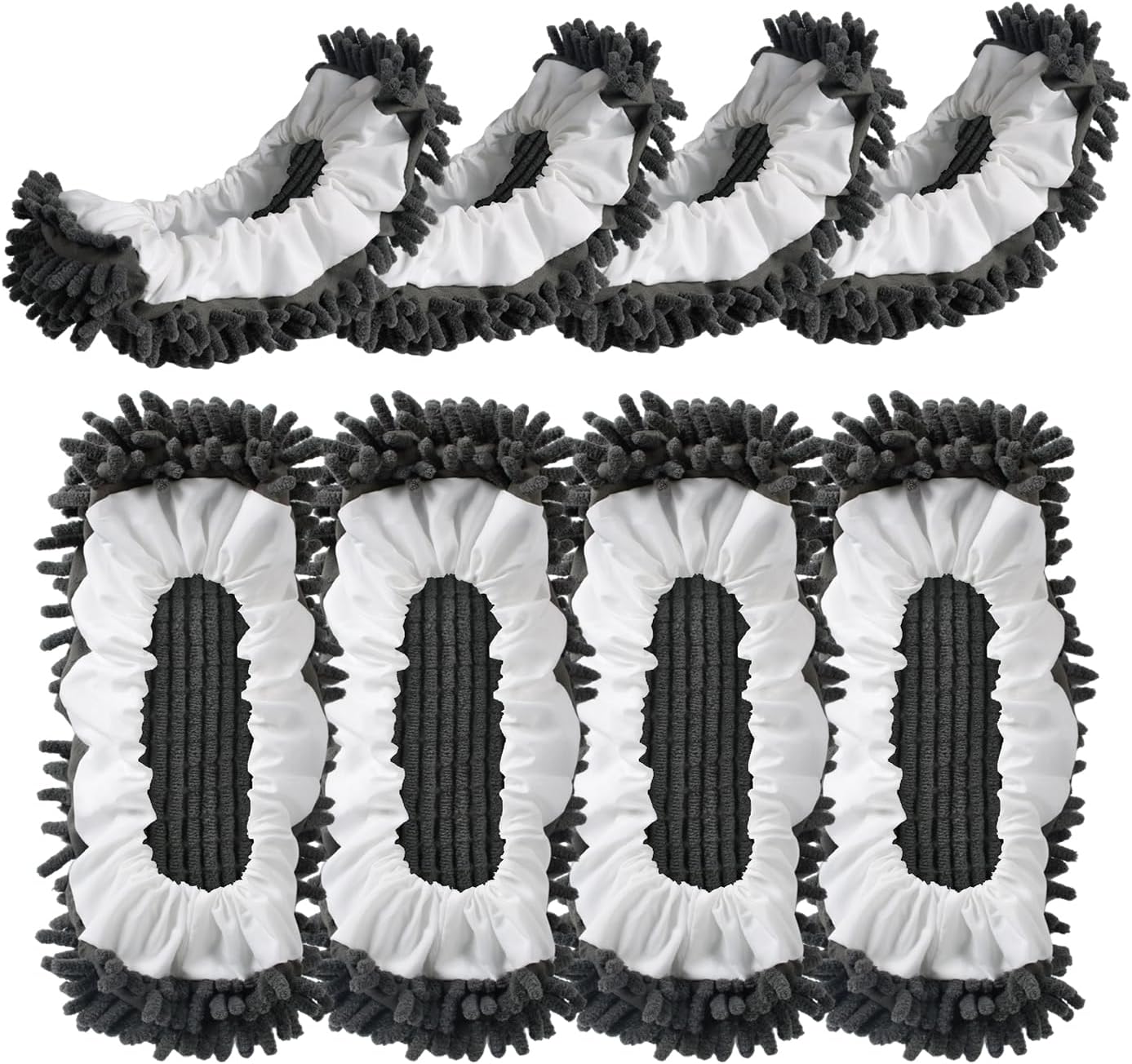 Mop Slippers Socks Floor Cleaning,Microfiber Shoe Covers dust Washable Reusable for Woman Man House Kitchen