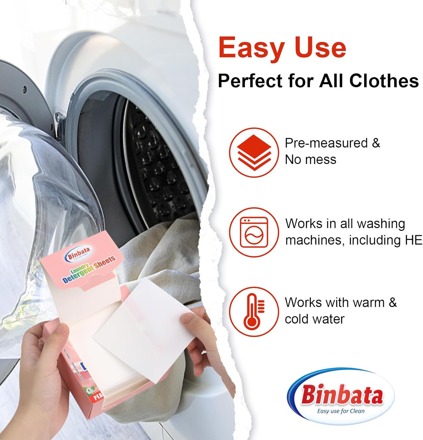 Laundry Detergent Sheets - Up To 128 Loads, Hypoallergenic, Eco-Friendly Peach Scent, Biodegradable, Plastic Free, Liquidless Laundry Sheets Suitable for Sensitive Skin