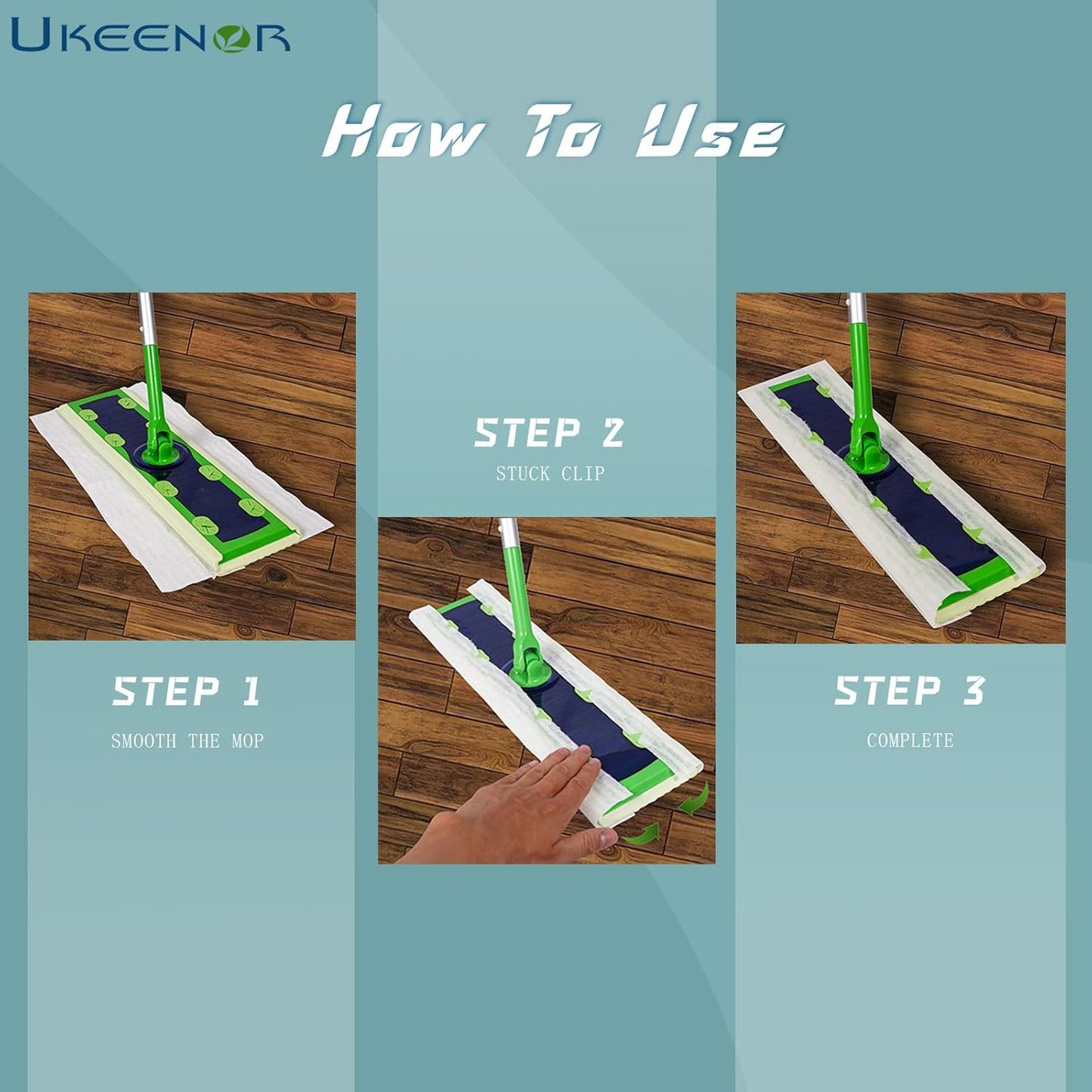 XL Dry Mop Refills 80 Counts Disposable Dusting Cloths Dry Sweeping Refills Dry Duster Cloths Mop Pads Floor Cloth Refills Electrostatic Cloths 9.8"x17" Extra Thick and Large Box Packing