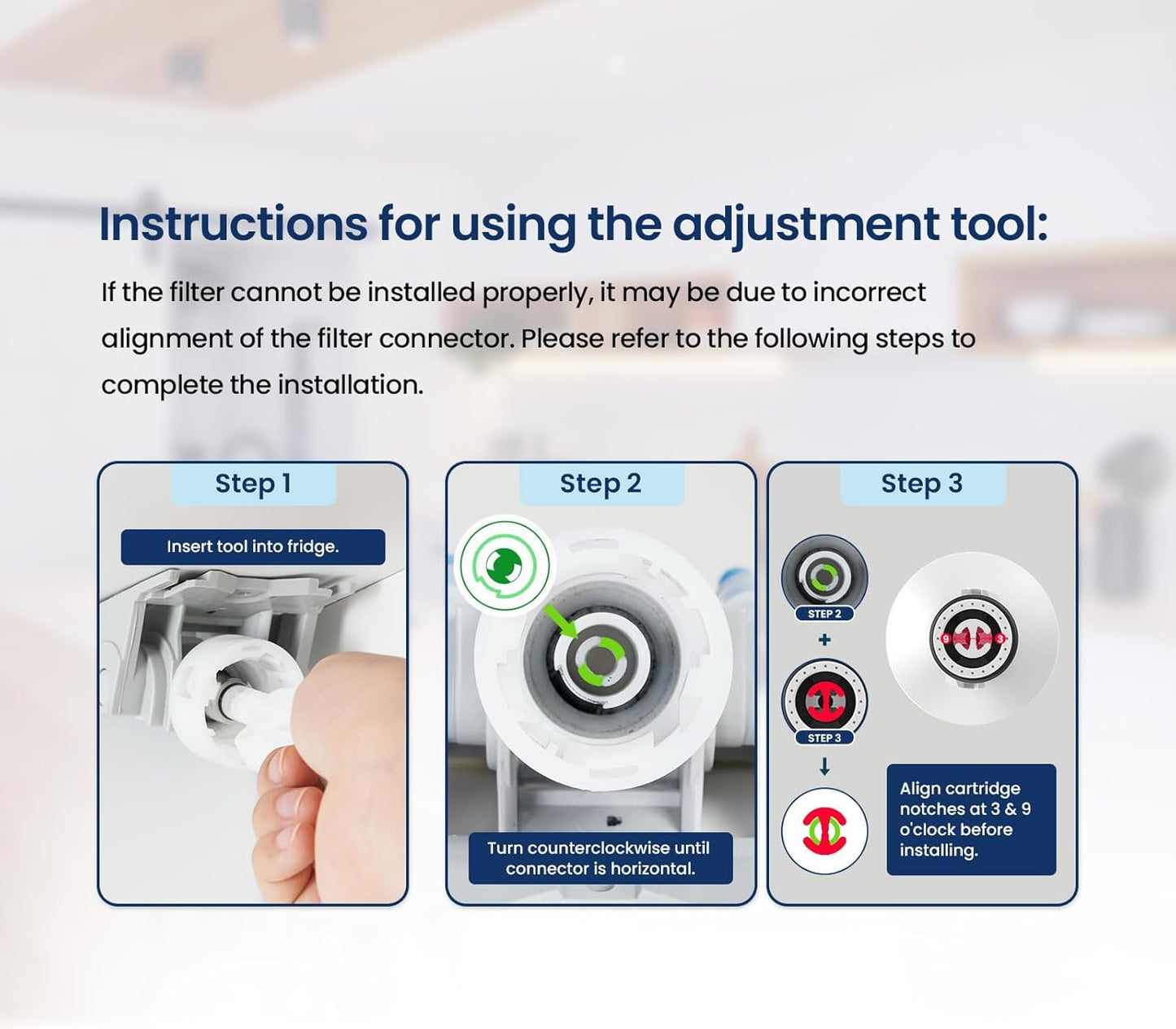 MARRIOTTO Water Filter LT1000PC Replacement for Refrigerator, Compatible with LT1000PC/PCS, LT1000PC, LT-1000PC, MDJ64844601, ADQ747935 ADQ74793504 Water Filter (4 Pack)