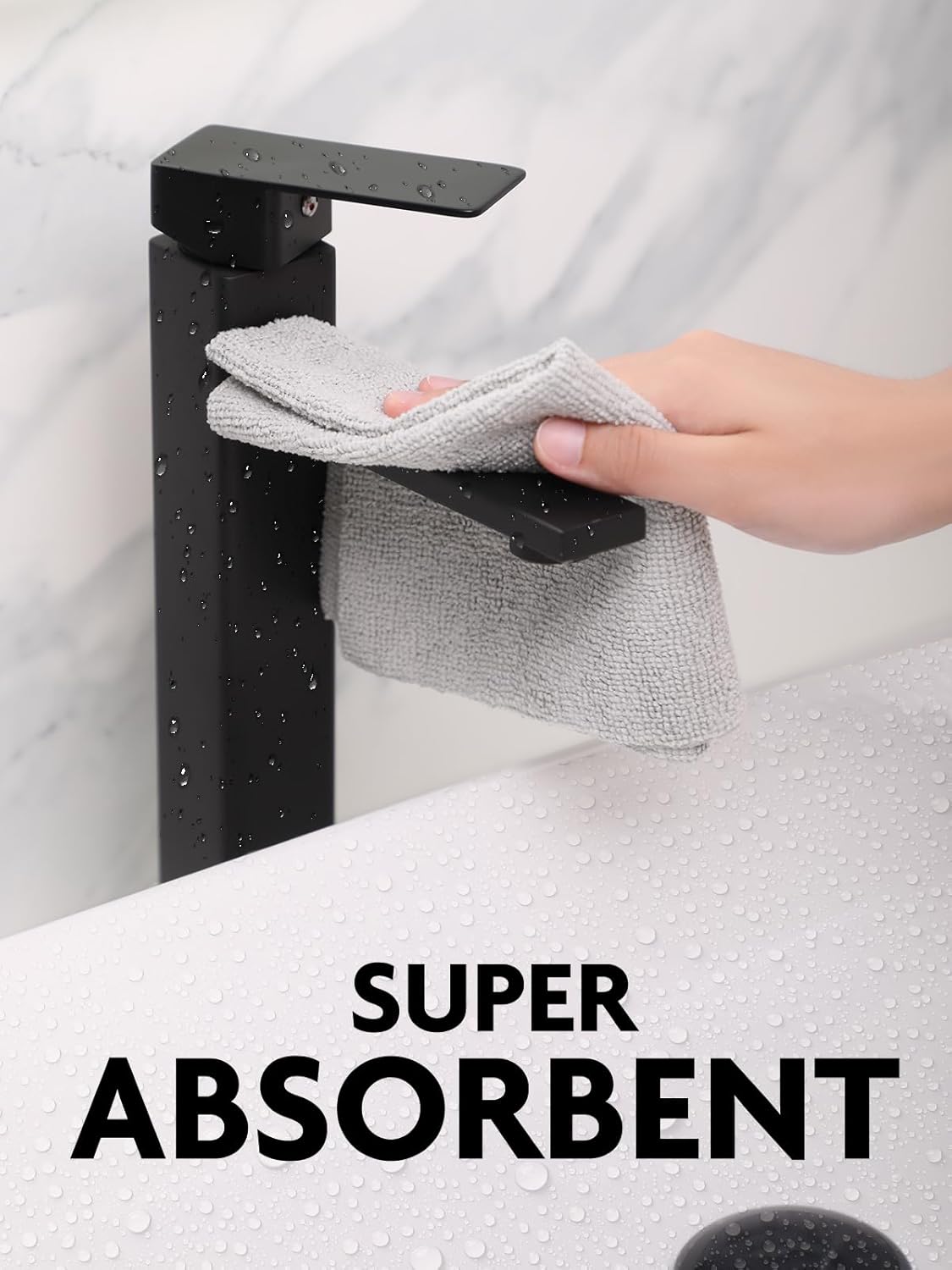 Fantasticlean Microfiber Cleaning Cloth Roll -150 Pack, Tear Away Microfiber Towels, 12" x 12", Reusable, Washable, Ultra Absorbent Dishcloth for Home Supplies, Car, Pet, Kitchen (2 Rolls of Grey)