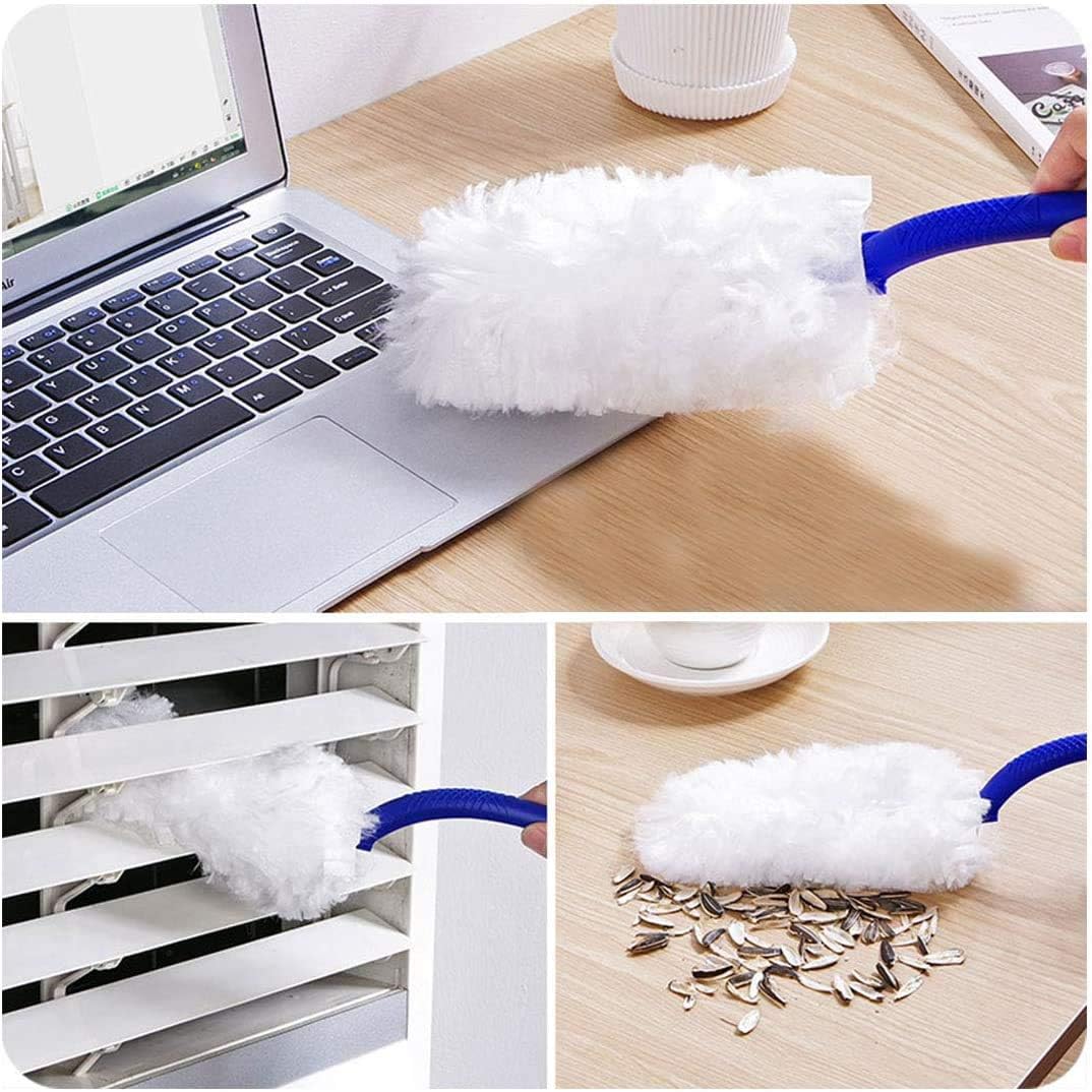 360 Degree Duster Refills White and Blue Replacement Heads 20 Counts