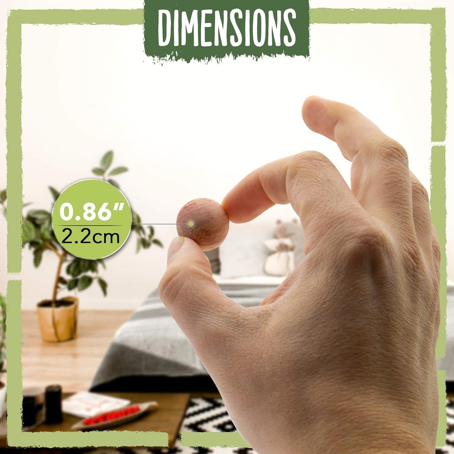 ecoKiwi Cedar Balls for Clothes Storage 40 Pack - 100% Natural Red Cedar Blocks for Clothes Storage - Aromatic Cedar Chips for Closets & Drawers - Cedarwood Oil Planks with Sandpaper & 3 Cotton Bags