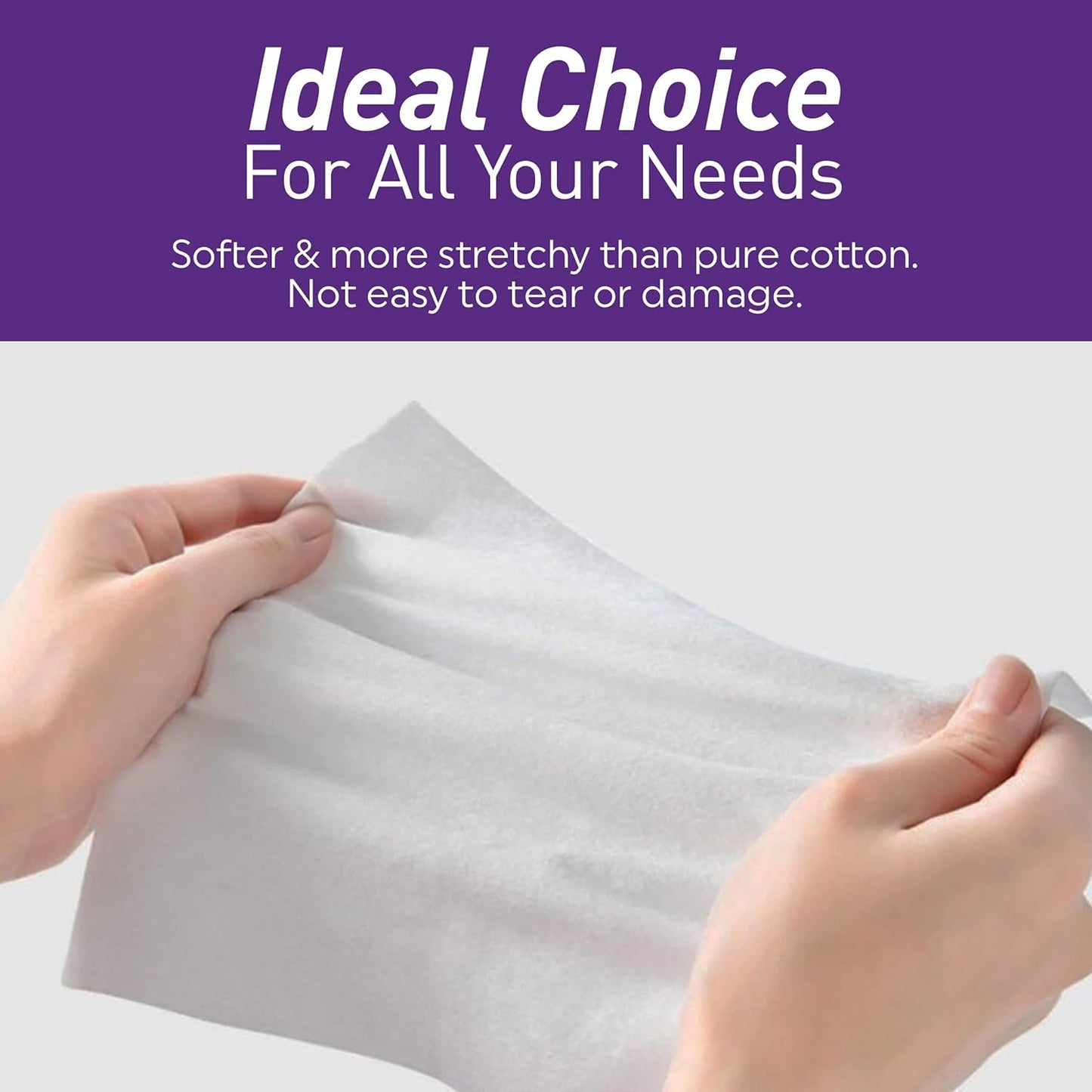 MED PRIDE Disposable Dry Wipes for Adults, Soft & Absorbent Personal Towels, Bulk 800 Count, Incontinence Care, Baby Wipes (800 Count (Pack of 1))