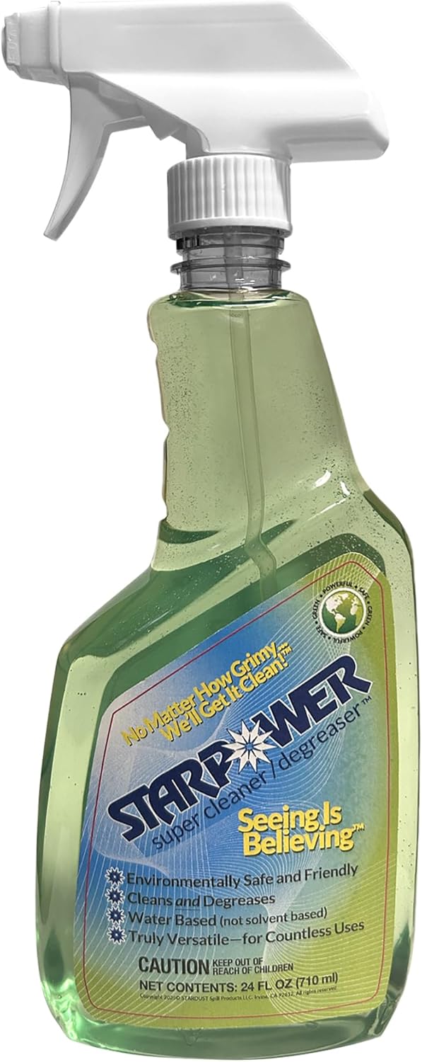 STARPOWER Heavy Duty All Purpose Multi Surface Grease, Oil, Grime Remover, 24 Ounces