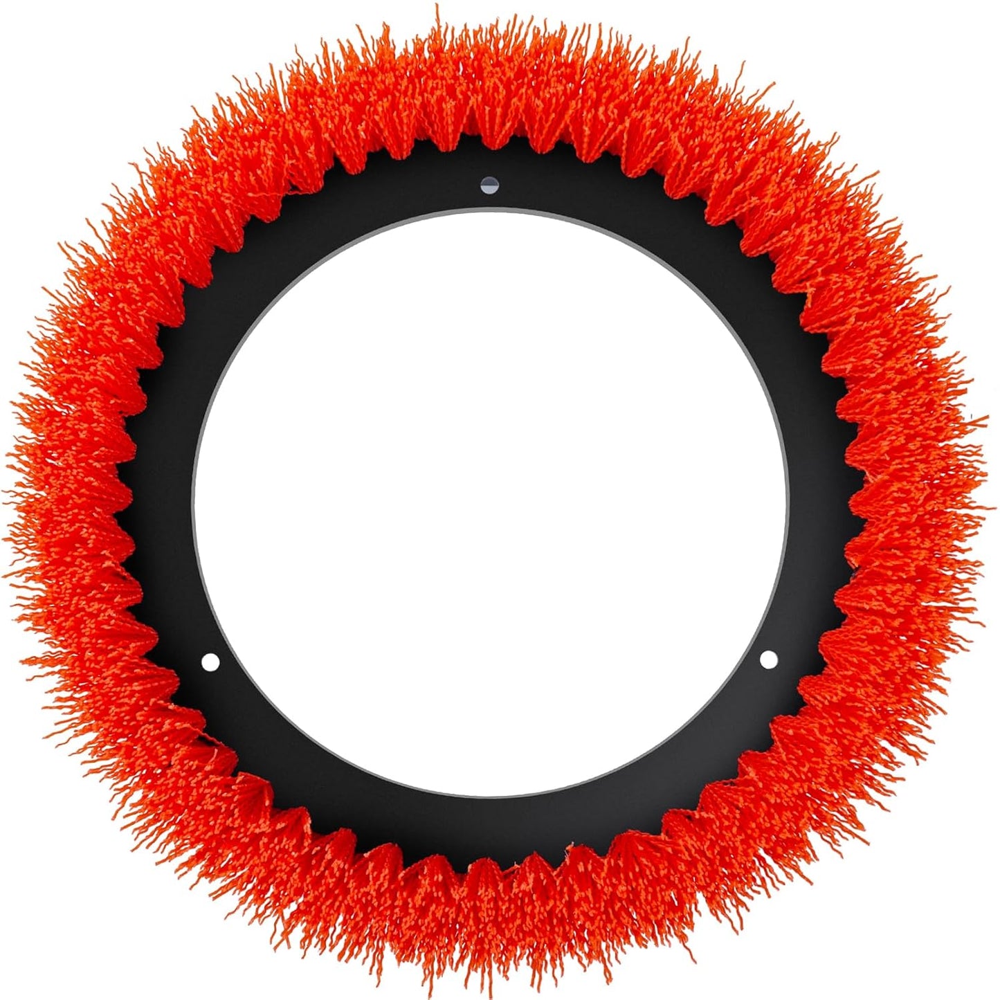 Commercial Scrub Brush for Orbital Floor Scrubber, Compatible with Oreck Orbiter XL ORB550MC, Bissell BGEM9000, 12" Diameter, Heavy-Duty Brush, Orange