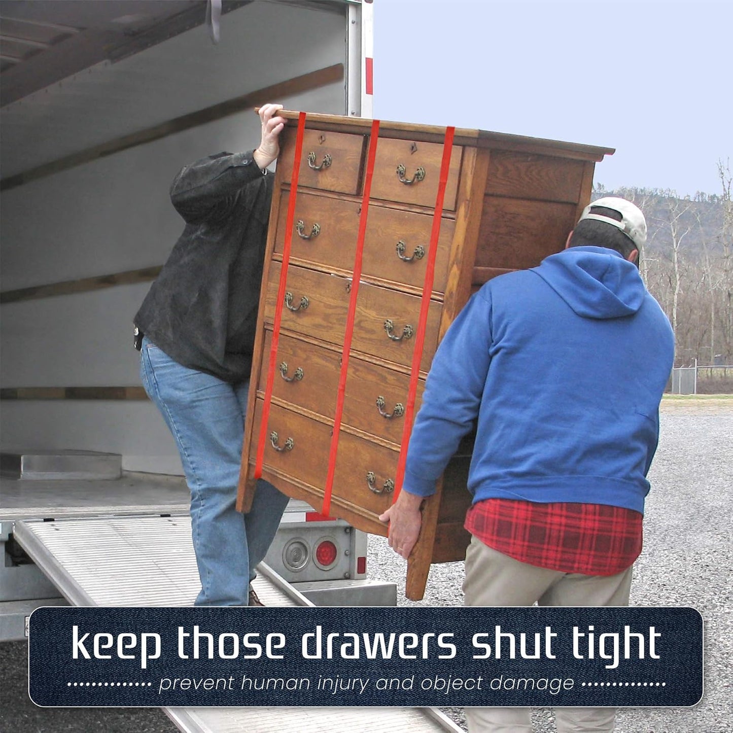 12 Pack Variety Extra Large Moving Rubber Bands for Furniture and Moving Blankets - Extra Strength Rubber Mover Bands - 42", 30" and 26" Length - Moving Supplies by Kitchentoolz