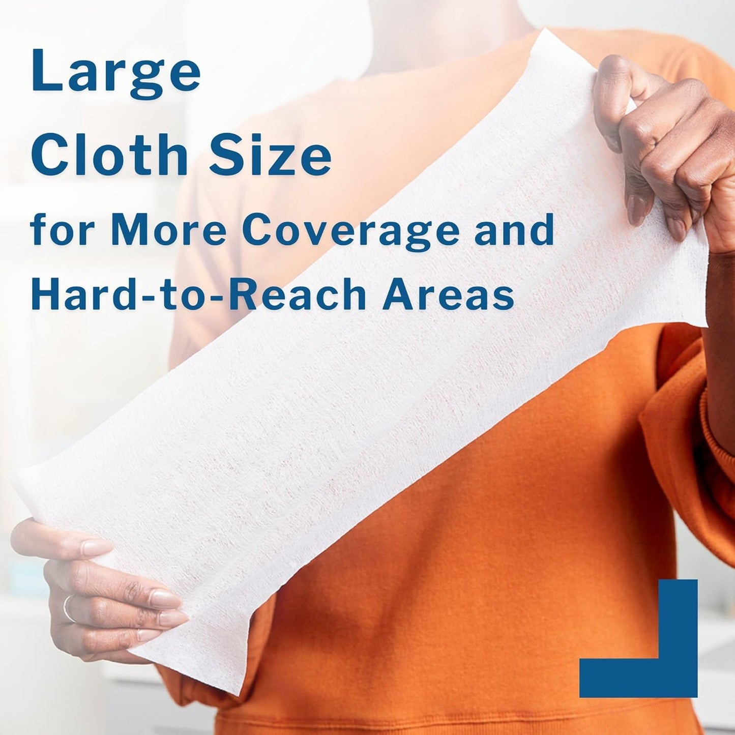 McKesson Washcloth Wipes for Adults, Unscented (12 Pack, 576 Washcloths) Disposable Wash Cloths for Body - Fragrance-Free No-Rinse Formula - Good for Incontinence and Elderly - 48 Wipes Per Pack