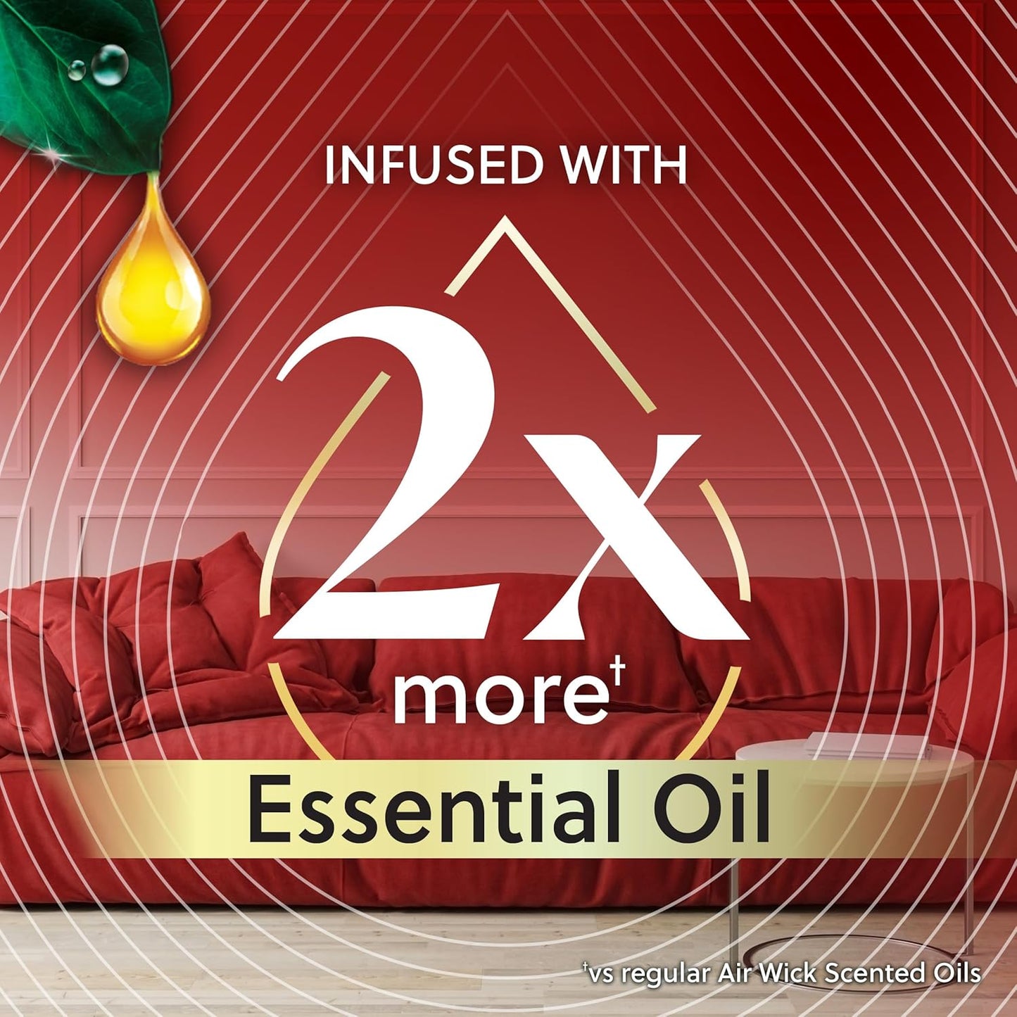 AIR WICK Scented Oil - Vibrant Refill Wild Strawberry & Poppy 5 ct.