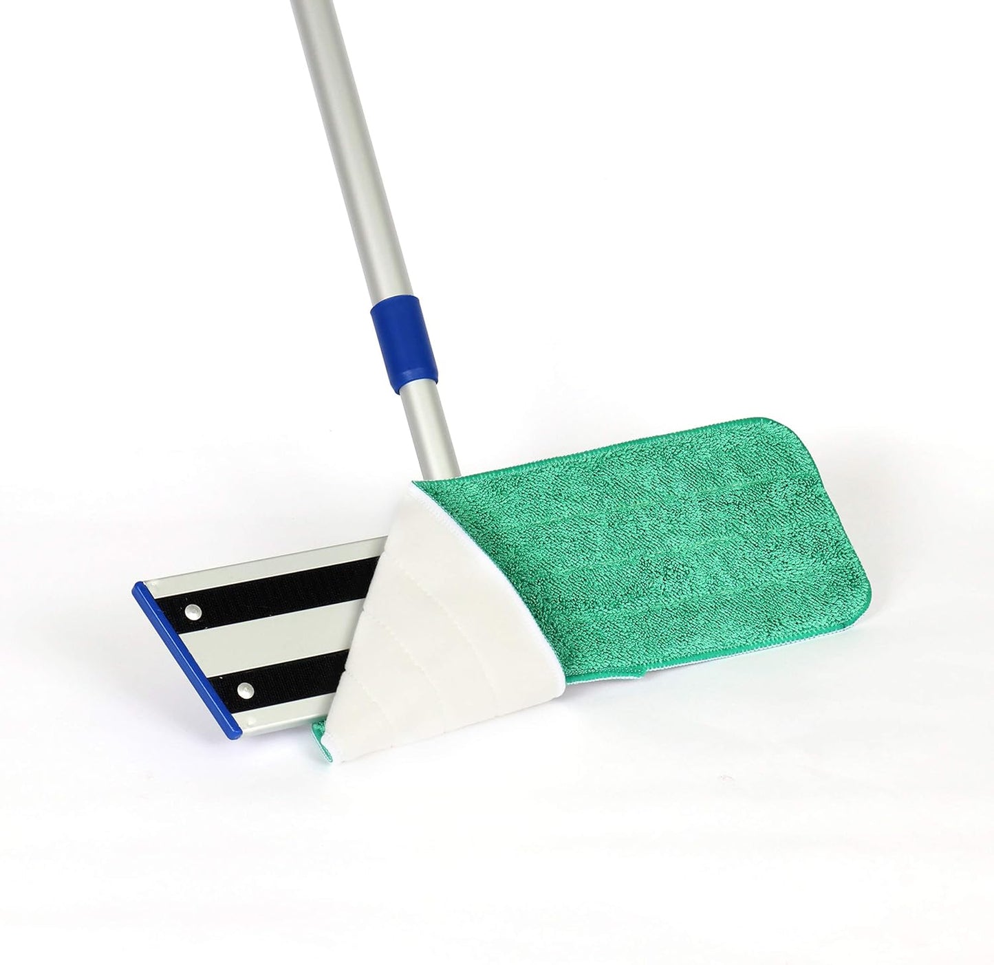 Arkwright Spray Mop Replacement Pads - (Pack of 12) Bulk Microfiber Flat Dry and Wet Refill Mop Pads Floor Cleaning, Compatible with Bona and Rubbermaid, Fits All Mop Heads, 18 in, Green